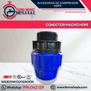 CONECTOR MACHO HDPE