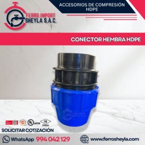 CONECTOR HEMBRA HDPE