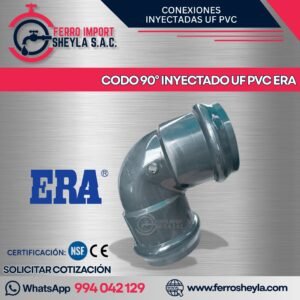 CODO 90° INYECTADO UF PVC ERA