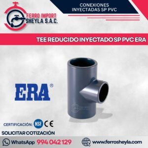 TEE REDUCIDO INYECTADO SP PVC ERA