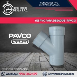 YEE PVC PARA DESAGÜE | PAVCO