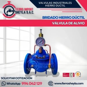 VÁLVULA DE ALIVIO | BRIDADO HIERRO DÚCTIL