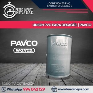 UNIÓN PVC PARA DESAGÜE | PAVCO