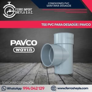 TEE PVC PARA DESAGÜE | PAVCO