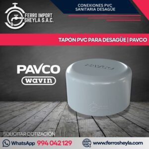 TAPÓN PVC PARA DESAGÜE | PAVCO