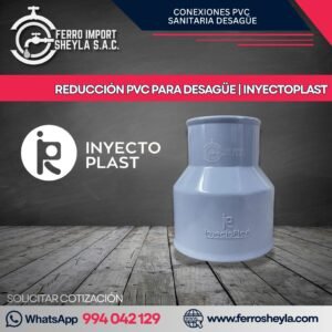 REDUCCIÓN PVC PARA DESAGÜE | INYECTOPLAST