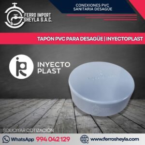 TAPÓN PVC PARA DESAGÜE | INYECTOPLAST