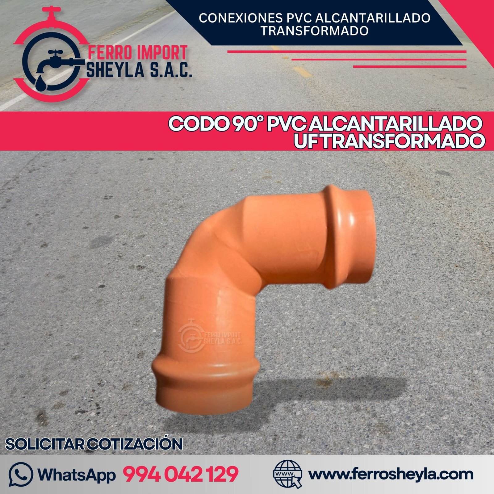 Codo PVC Alcantarillado