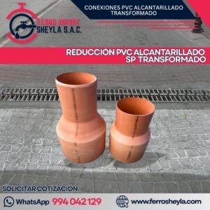 REDUCCIÓN PVC ALCANTARILLADO SP TRANSFORMADO