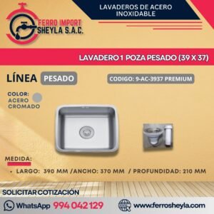 LAVADERO 1 POZA PESADO (39 X 37)