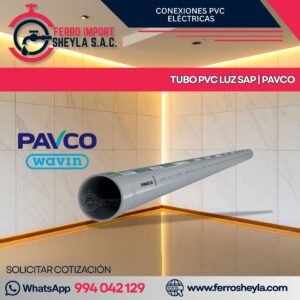 TUBO PVC LUZ SAP | PAVCO