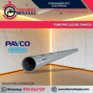 TUBO PVC LUZ SEL | PAVCO