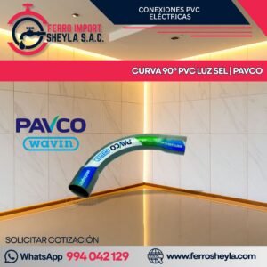 CURVA 90º PVC LUZ SEL | PAVCO