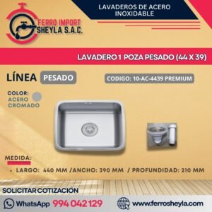 LAVADERO 1 POZA PESADO (44 X 39)