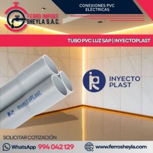 TUBO PVC LUZ SAP | INYECTOPLAST