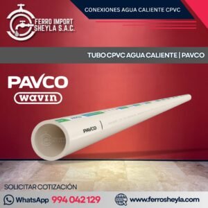 TUBO CPVC AGUA CALIENTE | PAVCO