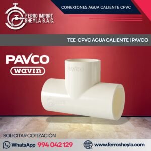 TEE  CPVC AGUA CALIENTE | PAVCO