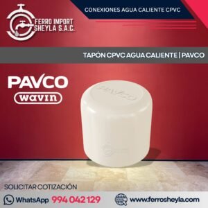 TAPÓN CPVC AGUA CALIENTE | PAVCO