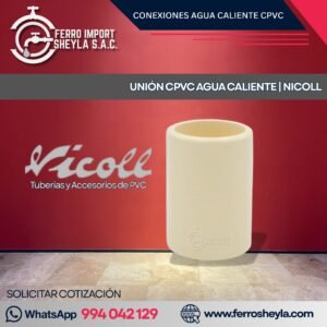 UNIÓN CPVC AGUA CALIENTE | NICOLL