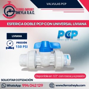 ESFERICA DOBLE PCP CON UNIVERSAL LIVIANA