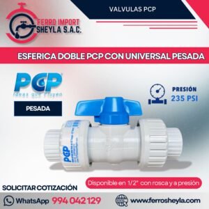 ESFERICA DOBLE PCP CON UNIVERSAL PESADA