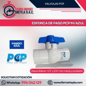ESFERICA DE PASO PCP M/AZUL