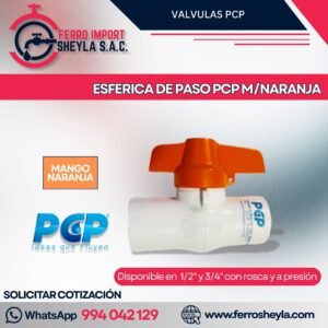 ESFERICA DE PASO PCP M/NARANJA