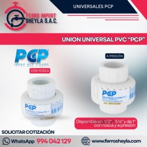 UNION UNIVERSAL PVC “PCP”