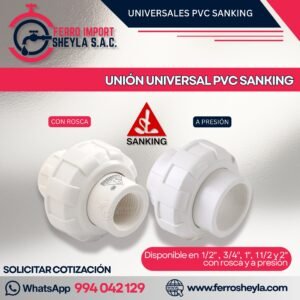 UNIÓN UNIVERSAL PVC SANKING