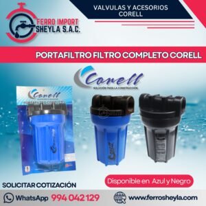 PORTAFILTRO FILTRO COMPLETO CORELL