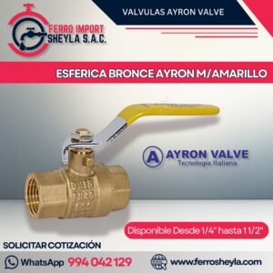 ESFERICA BRONCE AYRON M/AMARILLO
