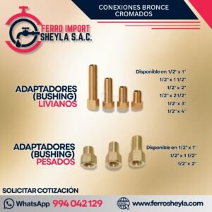 ADAPTADORES (BUSHING) BRONCE