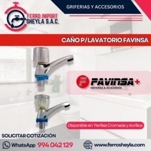 CAÑO P/LAVATORIO FAVINSA