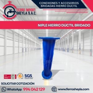 NIPLE HIERRO DÚCTIL BRIDADO