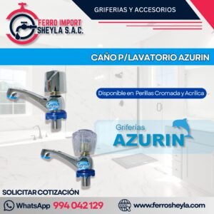 CAÑO P/LAVATORIO AZURIN