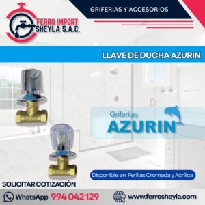 LLAVE DE DUCHA AZURIN
