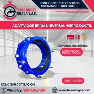 ADAPTADOR BRIDA UNIVERSAL HIERRO DÚCTIL