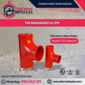 TEE RANURADO UL/FM