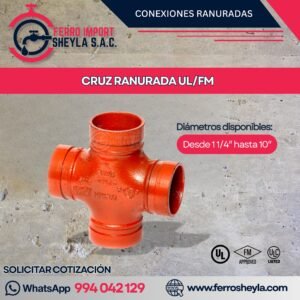 CRUZ RANURADA UL/FM