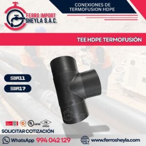 TEE HDPE TERMOFUSIÓN