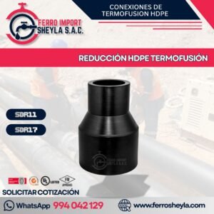 REDUCCIÓN HDPE TERMOFUSIÓN