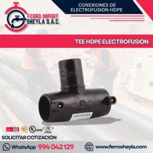 TEE HDPE ELECTROFUSIÓN