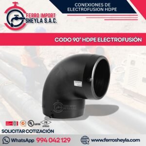 CODO 90° HDPE ELECTROFUSIÓN