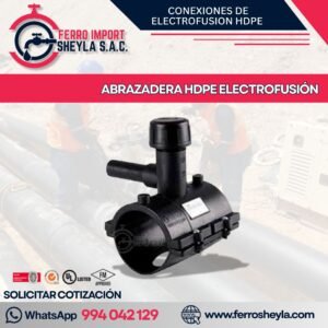 ABRAZADERA HDPE ELECTROFUSIÓN
