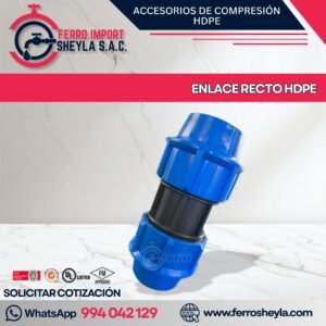 ENLACE RECTO HDPE