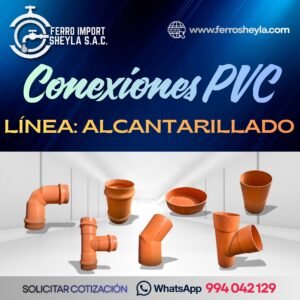 Conexiones PVC Alcantarillado