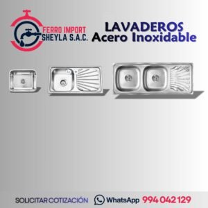 Lavaderos Acero Inox.