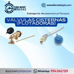 Válvulas Cisternas (Flotadoras)